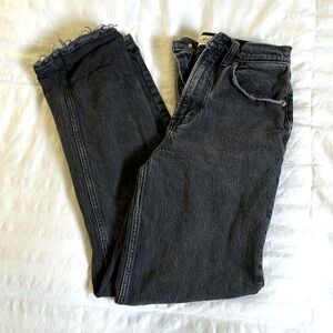 A&F 90s straight high rise jeans